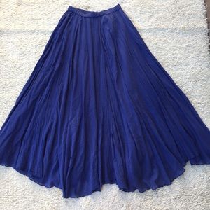 SEZANE BLUE MAXI SKIRT